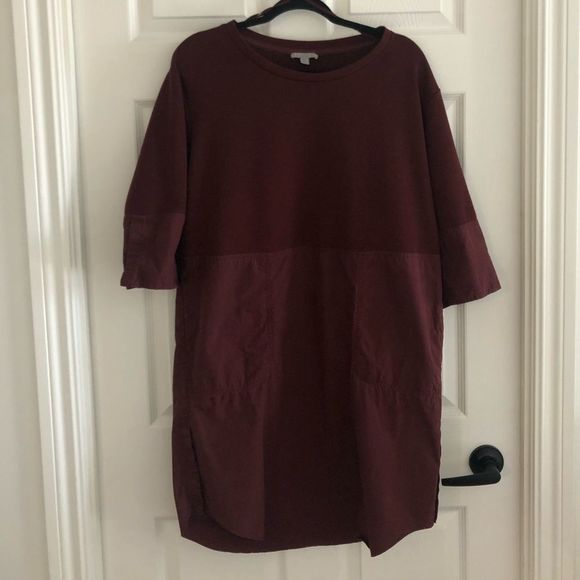 COS Burgundy Dress - Picture 3 of 12